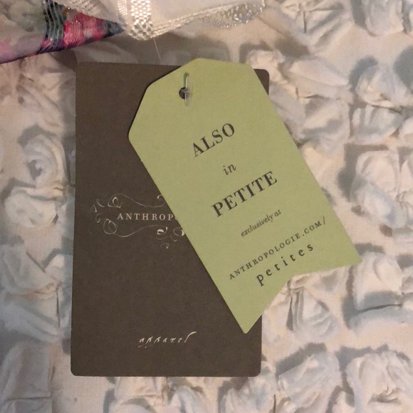 NWT ANTHROPOLOGIE PEONY GARDEN ORGANZA DRESS - Picture 8 of 8